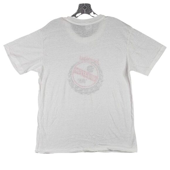 Jamaica Red Stripe Beer Shirt Adult Size XL White Short Sleeve Tee Mens - Picture 3 of 7